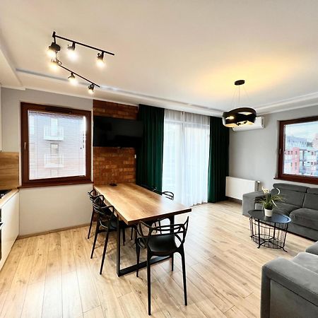 Stylish Apartment Oldtown Riverview Balcony Gdansk Exterior foto
