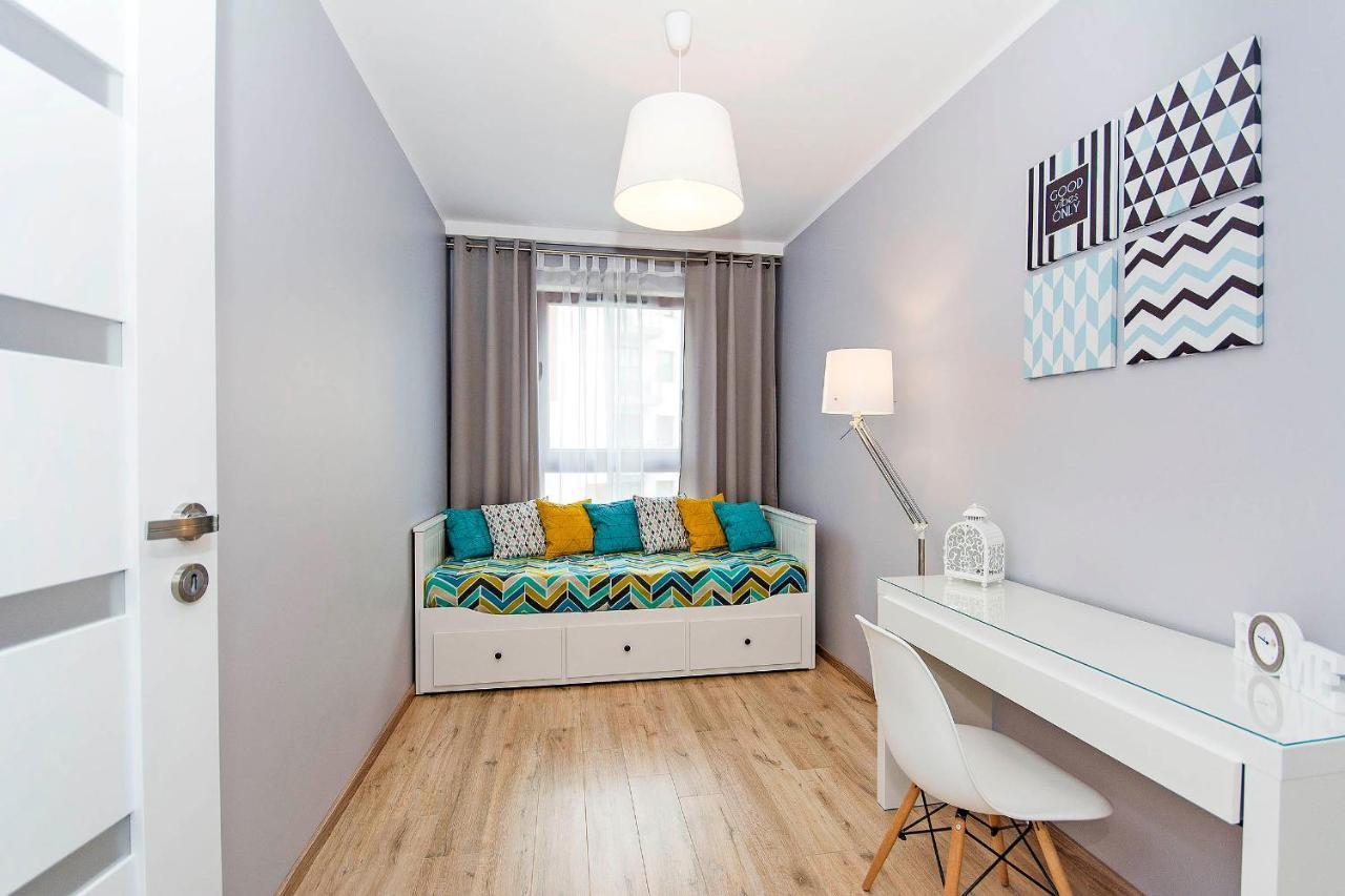 Stylish Apartment Oldtown Riverview Balcony Gdansk Exterior foto