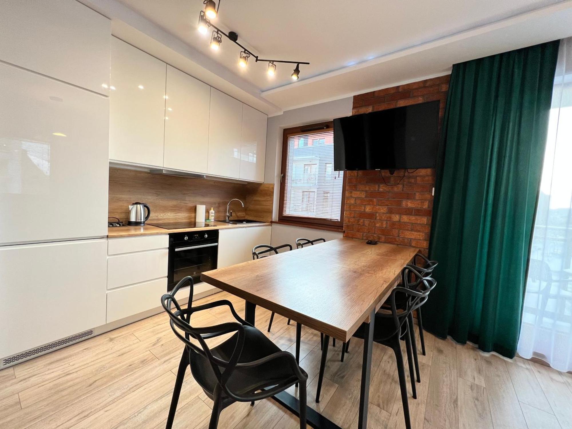 Stylish Apartment Oldtown Riverview Balcony Gdansk Exterior foto
