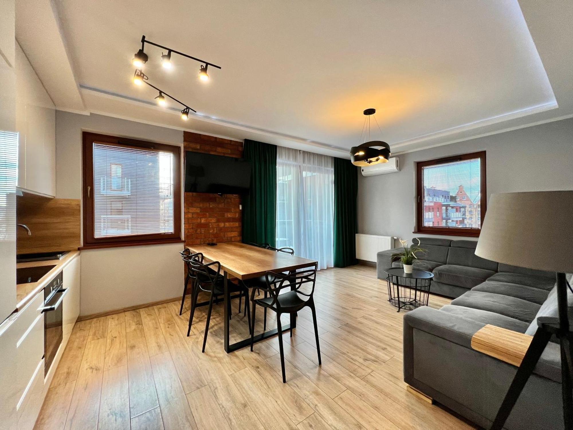 Stylish Apartment Oldtown Riverview Balcony Gdansk Exterior foto