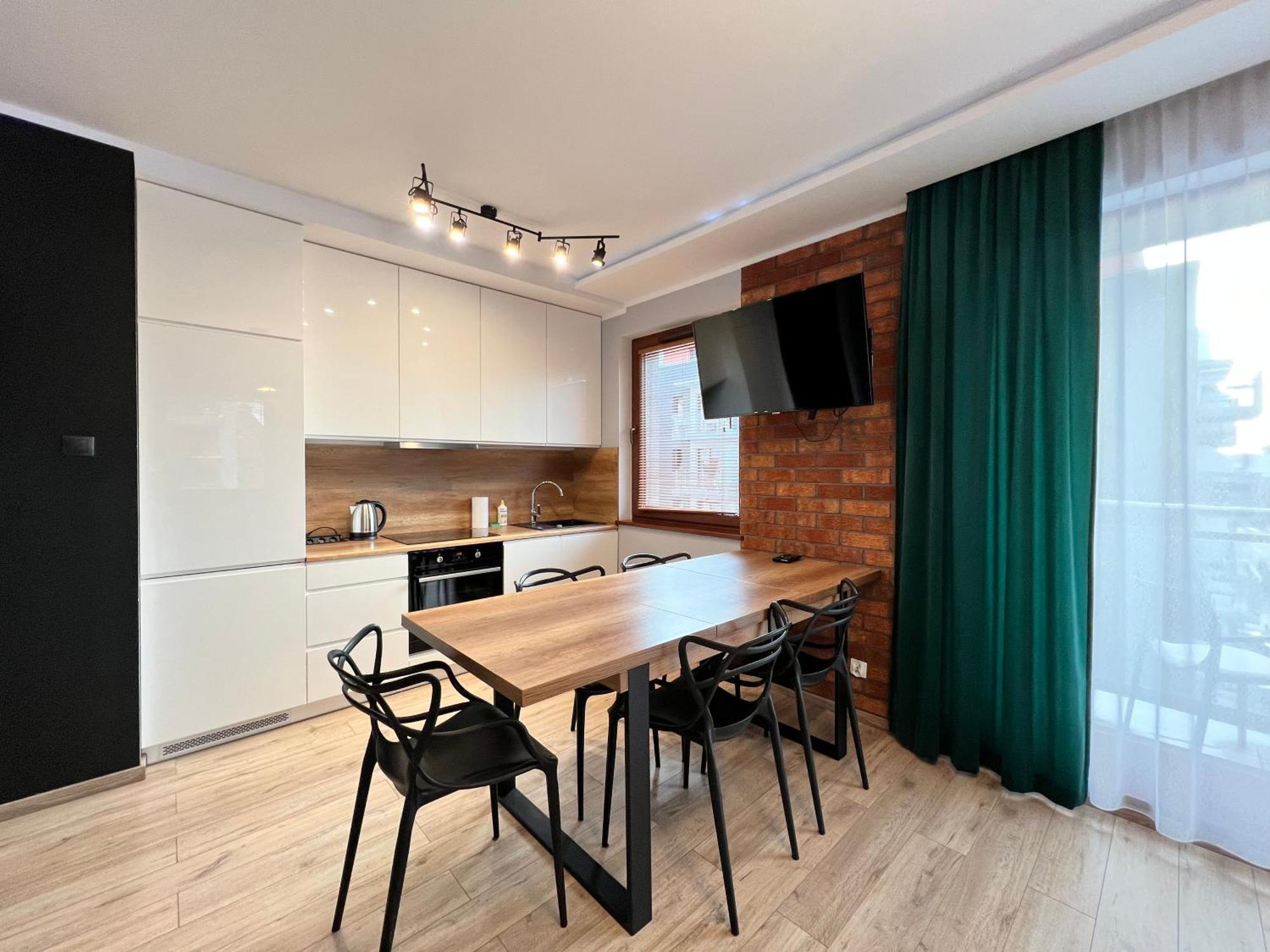 Stylish Apartment Oldtown Riverview Balcony Gdansk Exterior foto